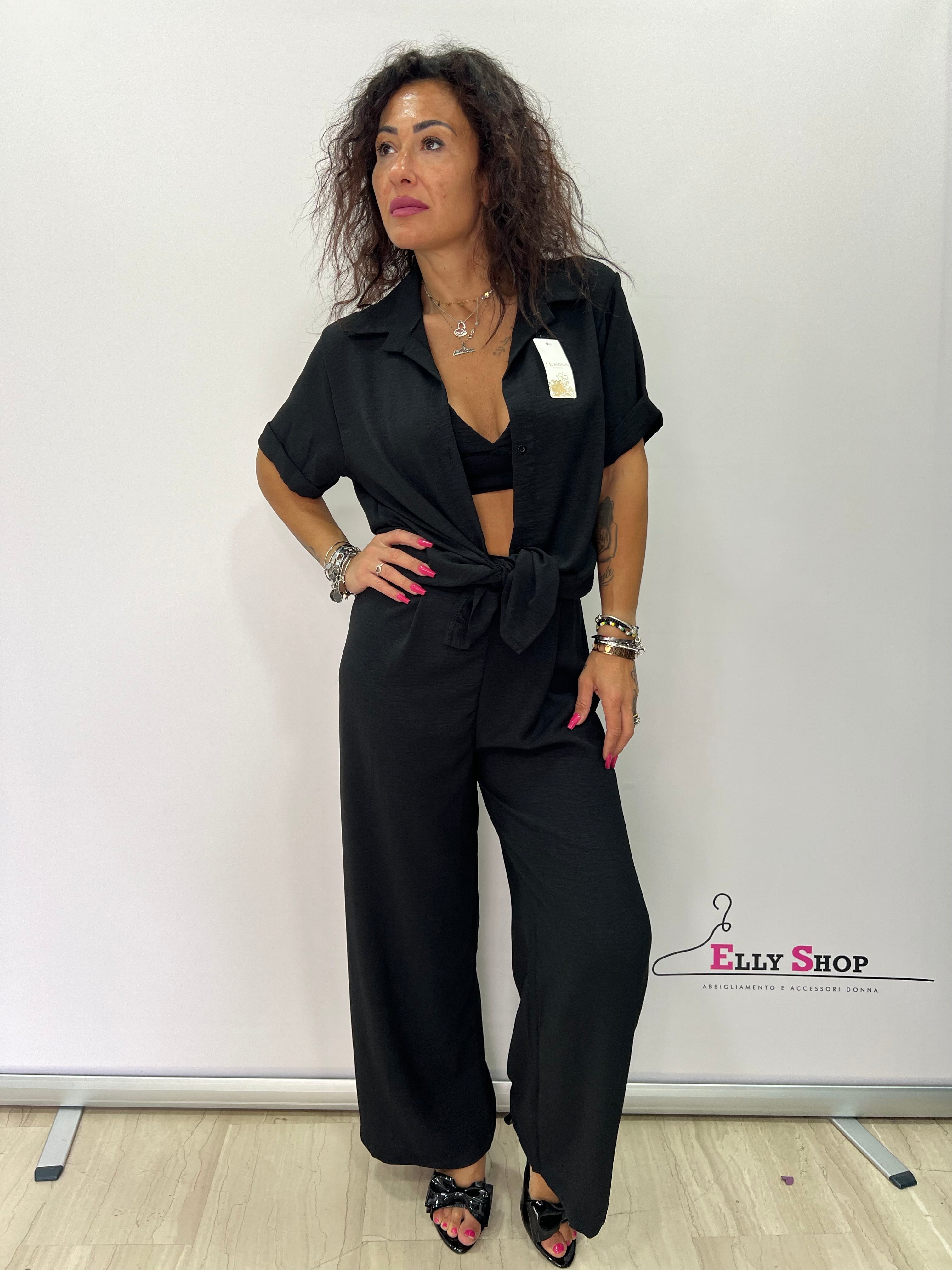 Completo donna 3 pezzi palazzo estivo