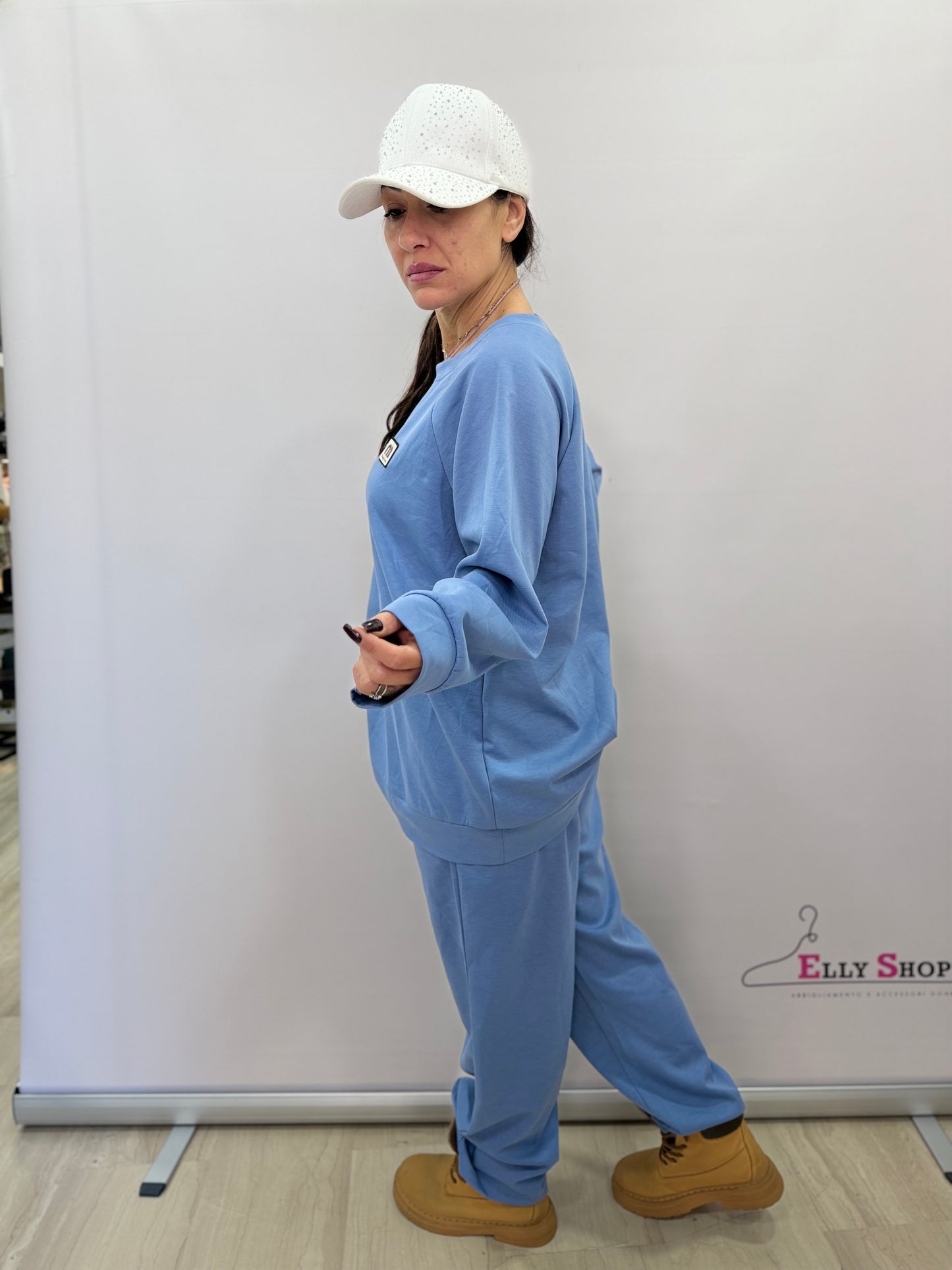 Completo curvy donna due pezzi casual comfort