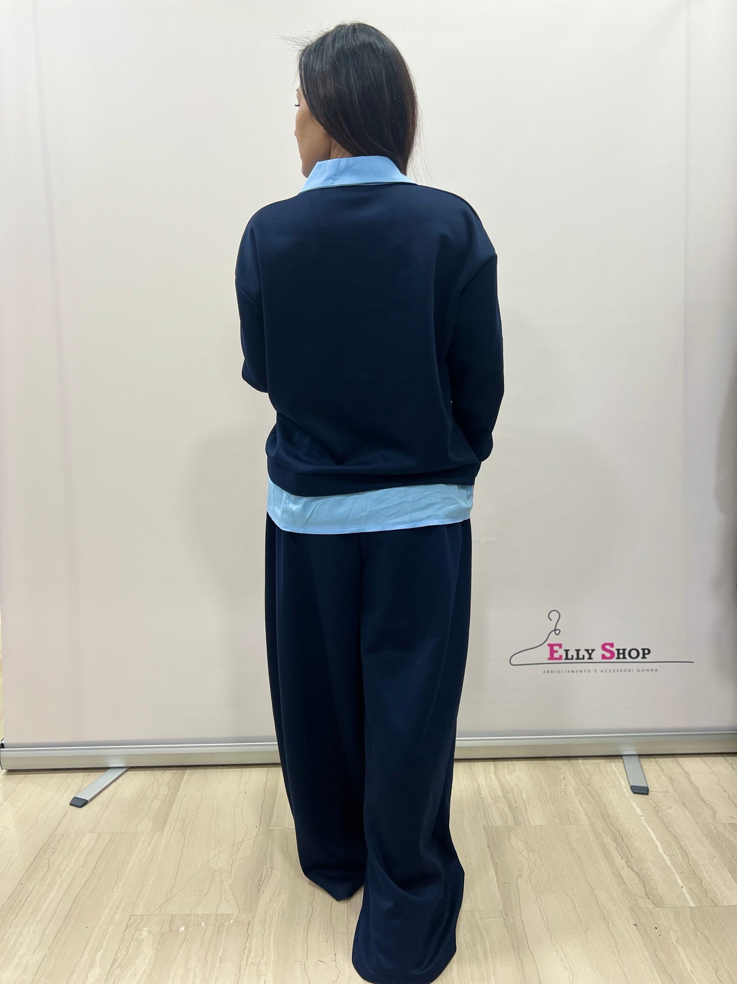 Completo donna curvy due pezzi casual chic