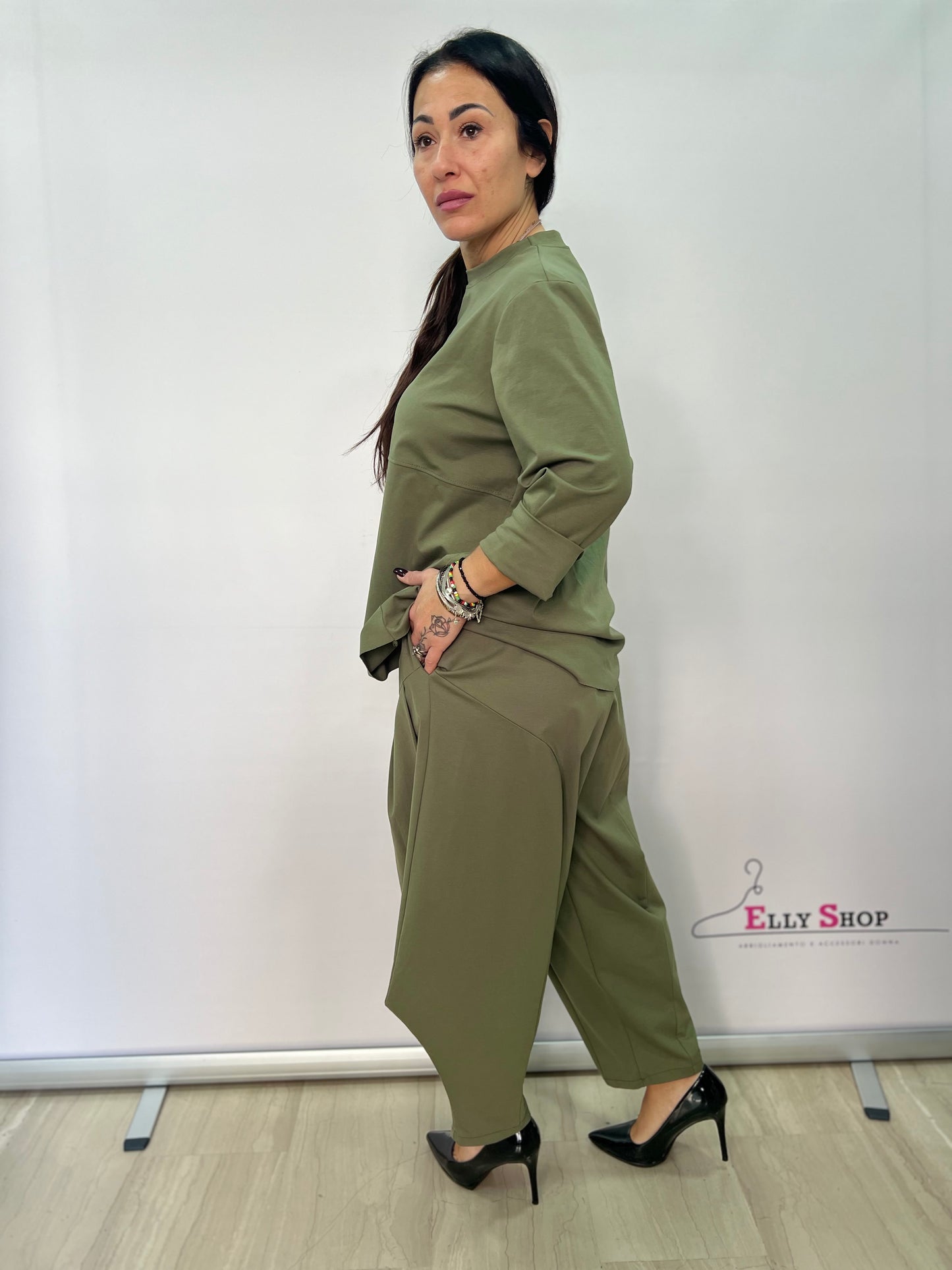Completo donna oversize due pezzi elegante