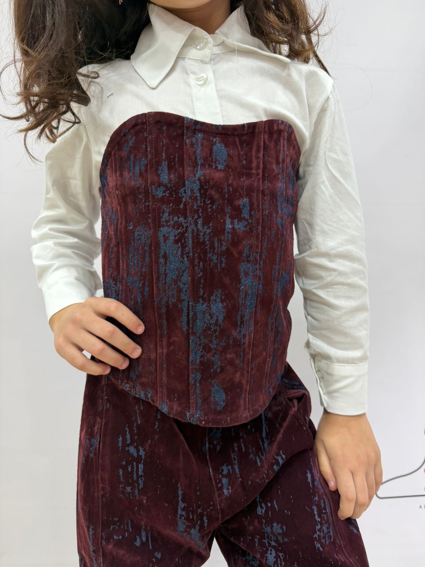 Corsetto elegante bambina stile bustier