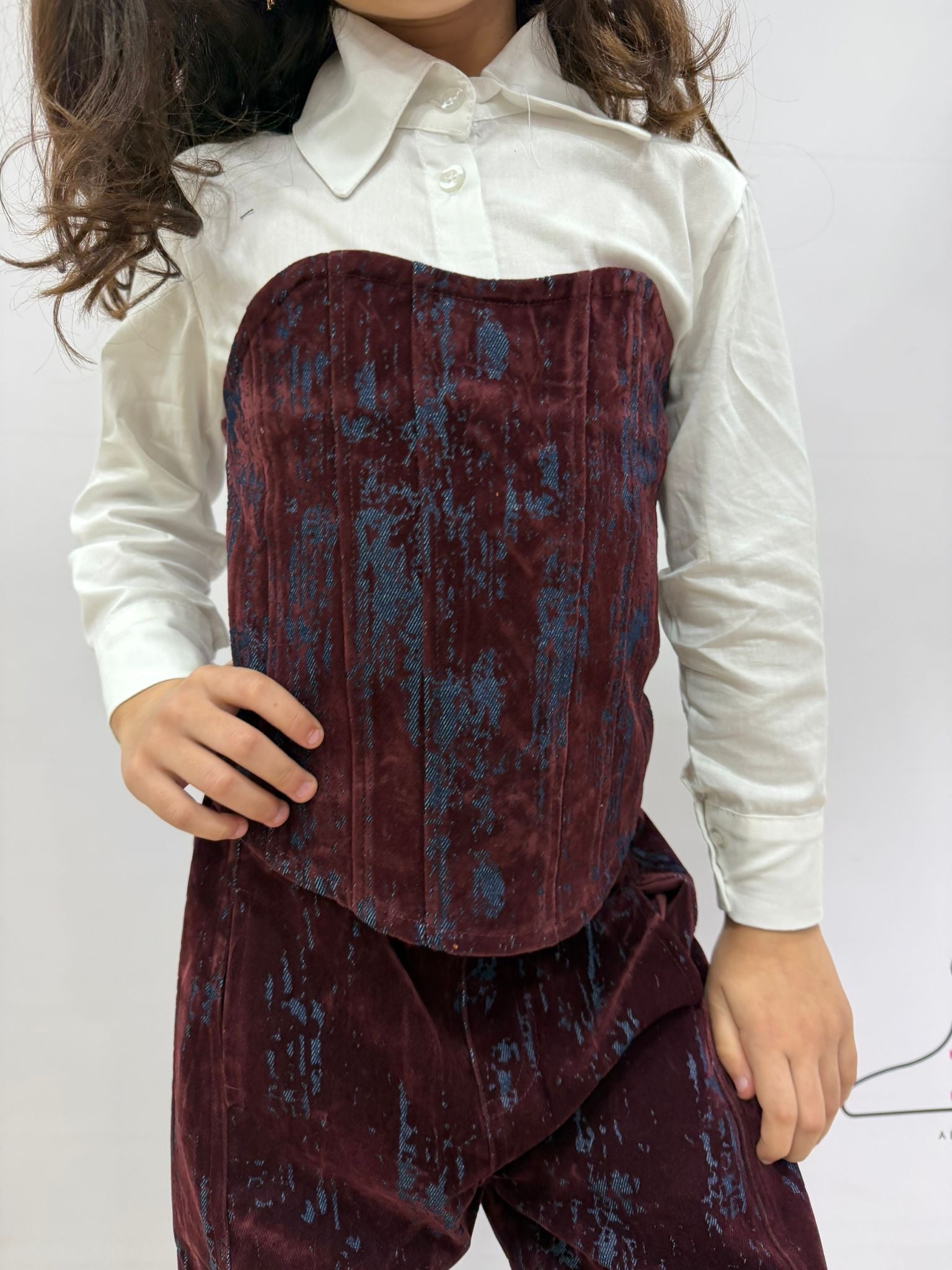 Corsetto elegante bambina stile bustier