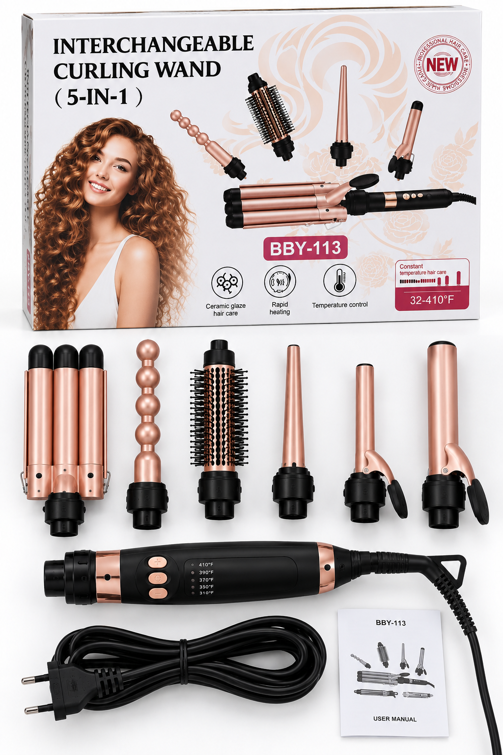 Arricciacapelli 5 in 1 BBY-113 – Multistyler Professionale