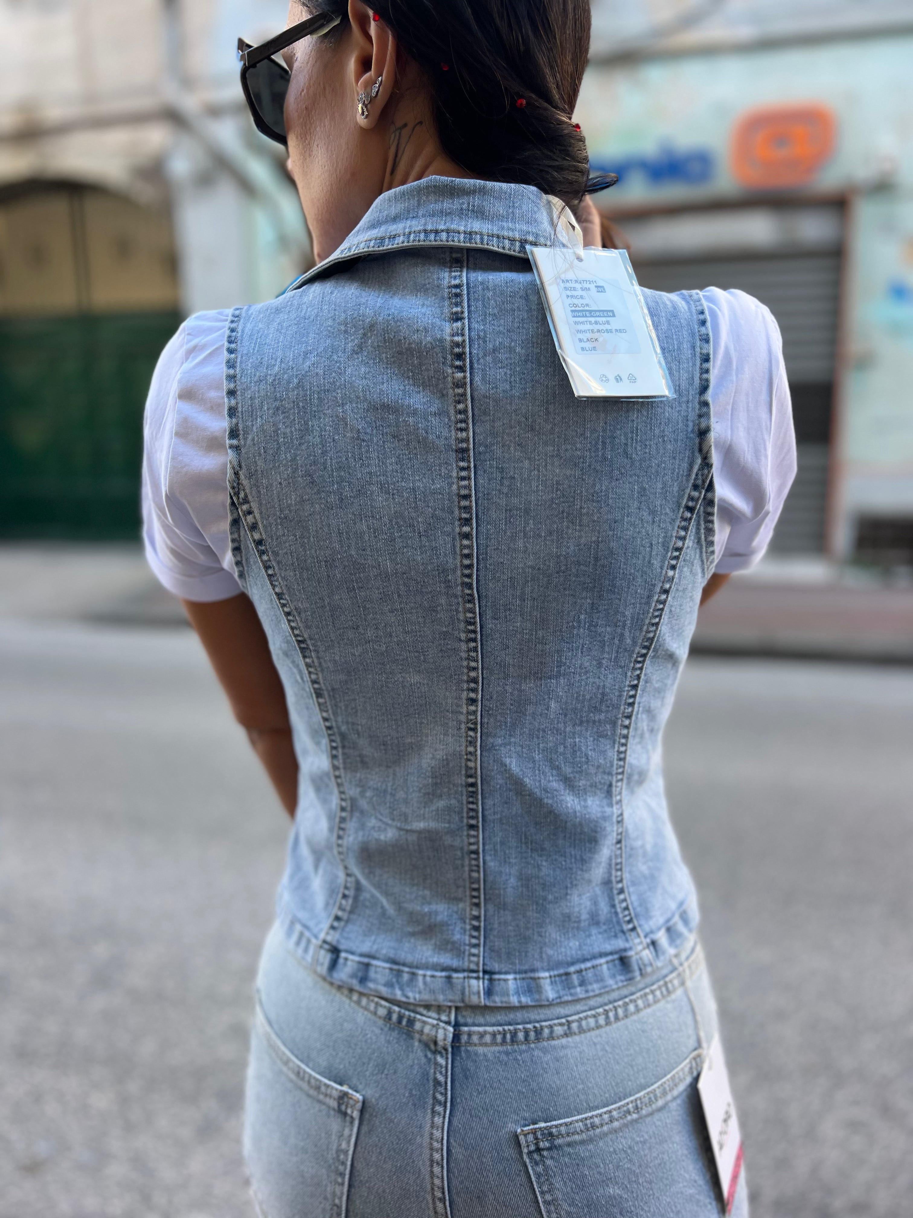 Gilet jeans