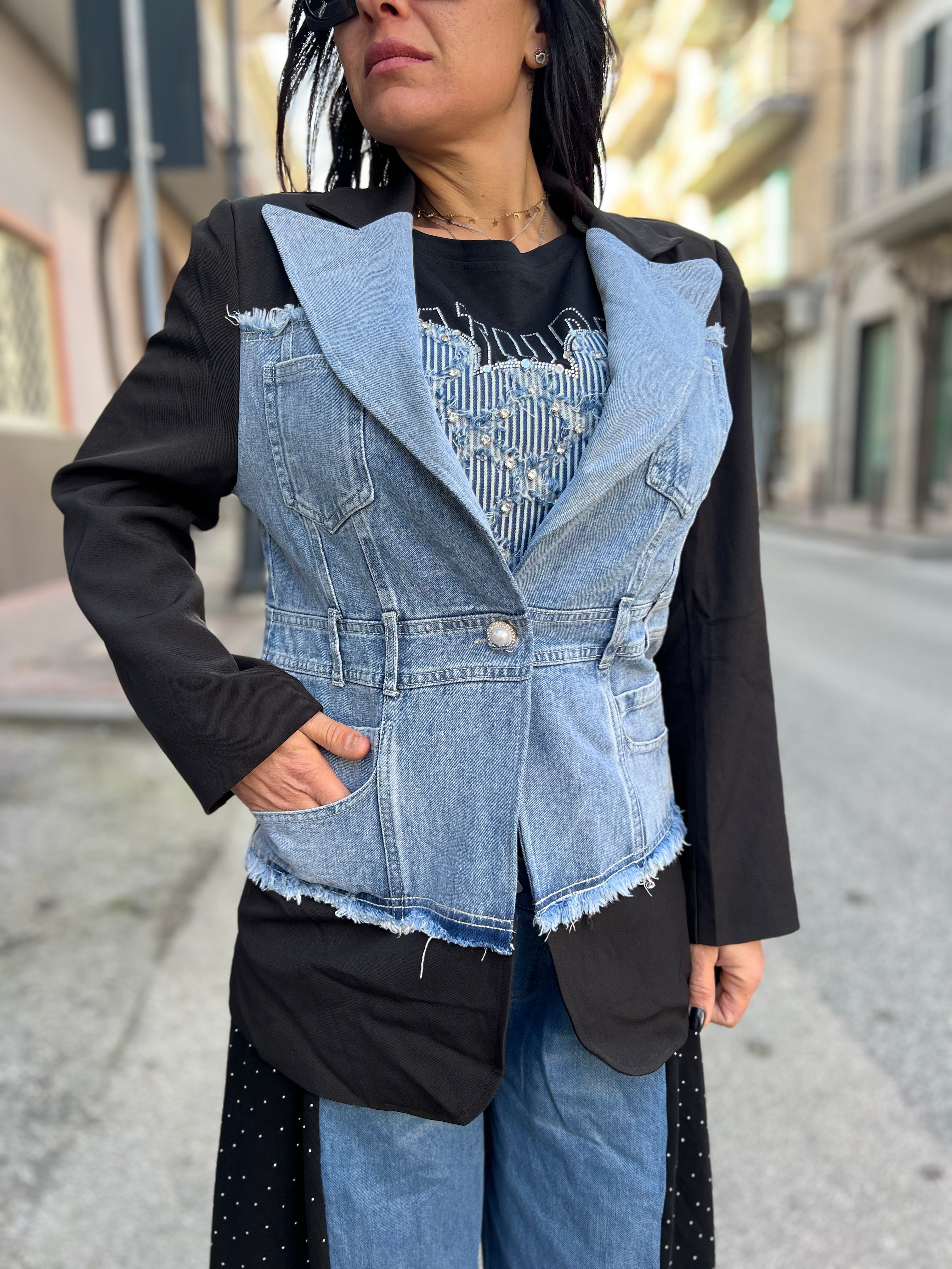 Giacca stoffa e jeans