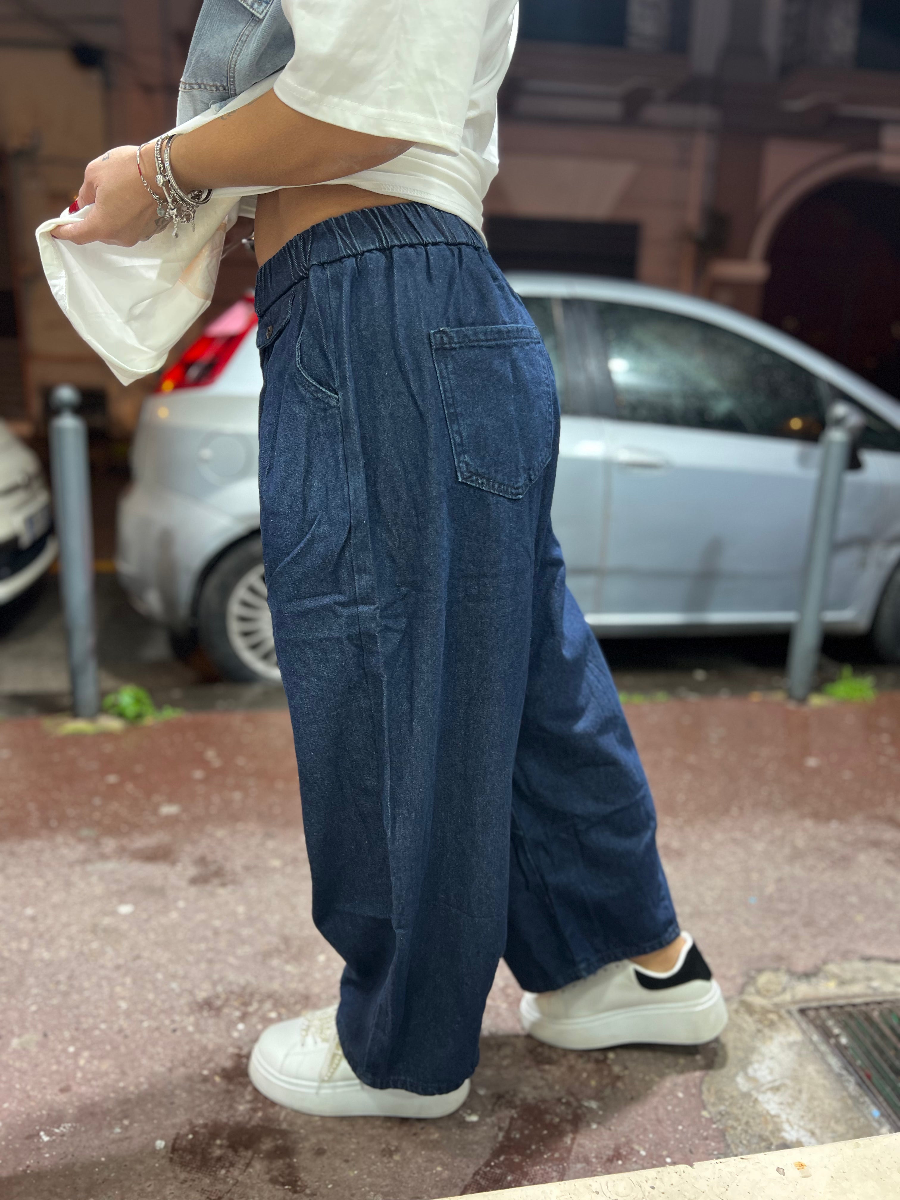 Pantalone jeans over