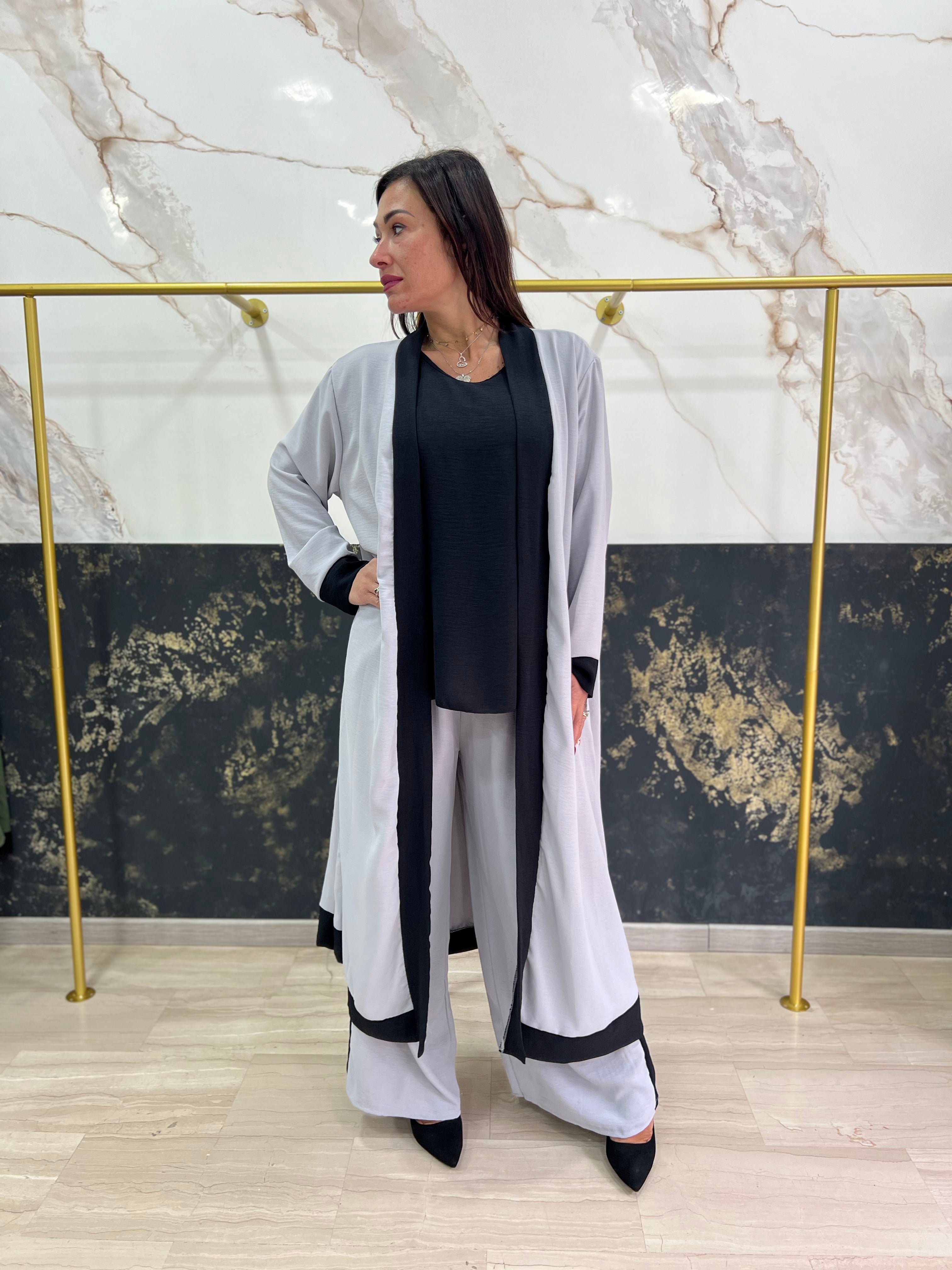 Coordinato tre pezzi curvy