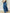 Jeans Donna Wide Leg con Gonna Sovrapposta Asimmetrica