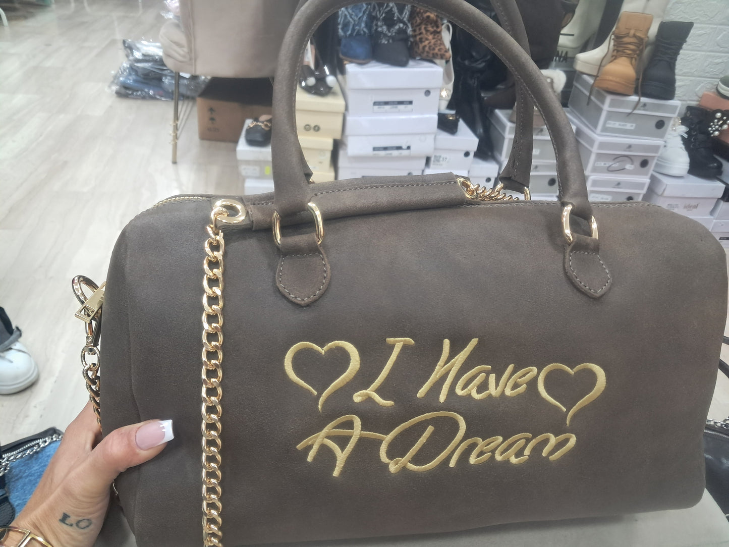 Bauletto vera pelle made in Italy