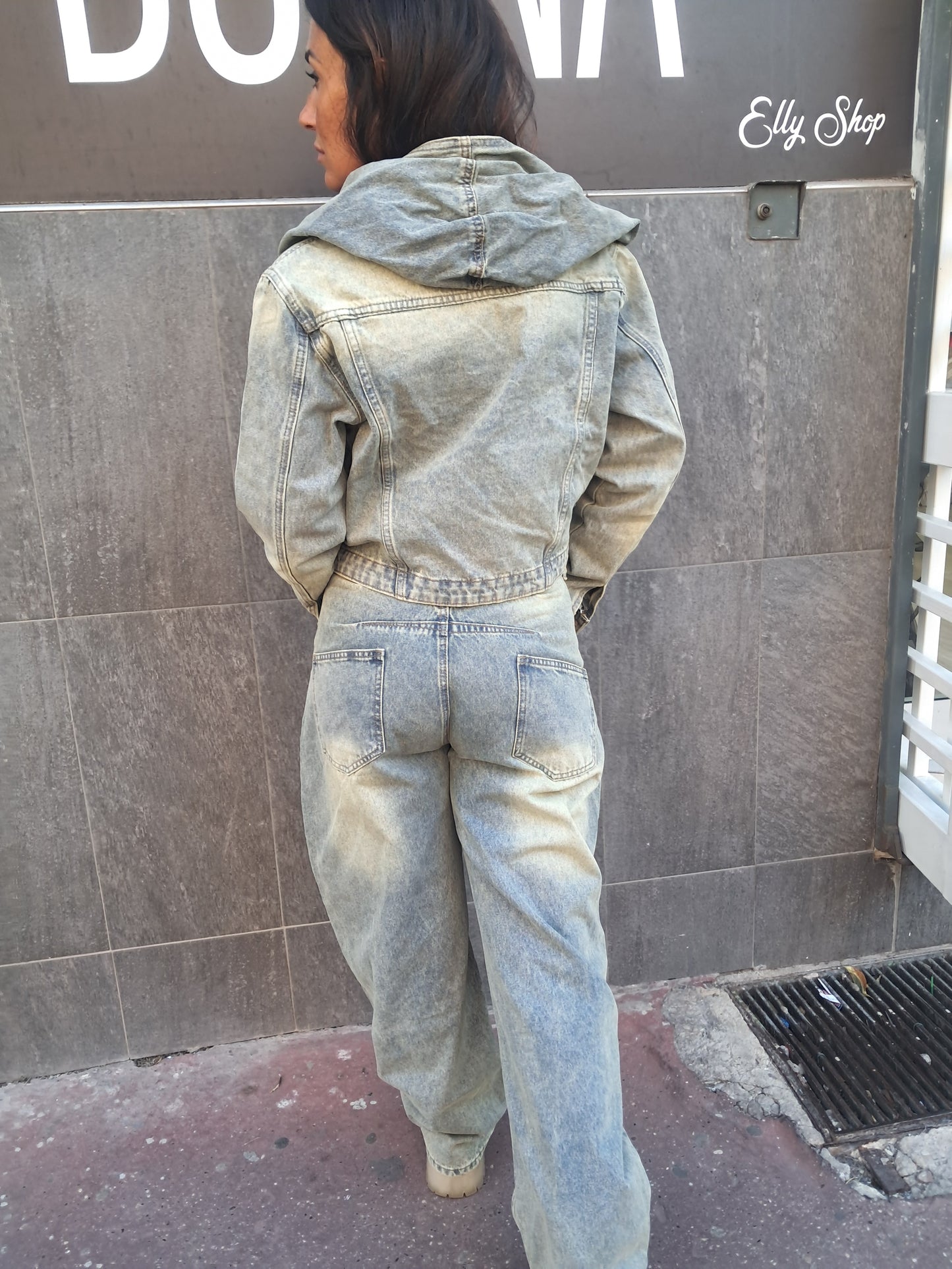 Completo in denim donna varie misure